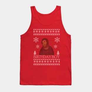 BIRTHDAY BOY JESUS Ugly Sweater Tank Top